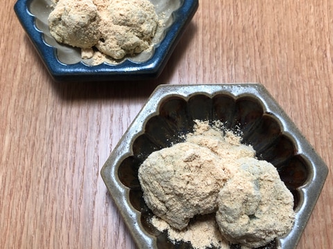 こどもおやつ✴豆腐のよもぎ餅